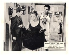 Pair of 1960 'Tall Story' Warner Bros. Original Movie Lobby Cards - Anthony Perkins & Jane Fonda — listing 3