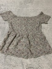 Old Navy Black and White Floral Print Sleeveless Swing Sundress with Tassel Tie Neck, Size Small — listing 4