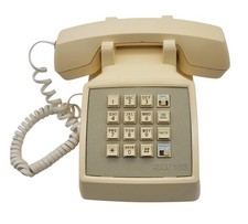 AT&T Model 2500 Beige Push Button Desk Telephone — listing 4