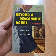 Beyond a Reasonable Doubt by C. W. Grafton - Pocket Book #752 Vintage Mystery Paperback — listing 3