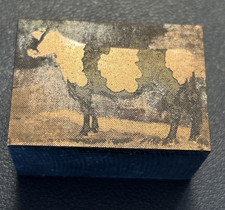 Pair of Antique Copper Halftone Printing Blocks with Oval Portrait Photographs (Photo-Engraving Plates on Wood Bases) — listing 6