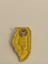 Vintage BPOE Elks Lodge "Elks Lady" Gold-Tone Lapel Pin — listing 6