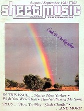 Sheet Music Magazine February 1988 - How The West Was Sung / Songs of the American Cowboy — listing 5