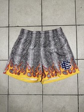 Eric Emanuel EE Basic Mesh Shorts Blue Polka Dot Flame — listing 6