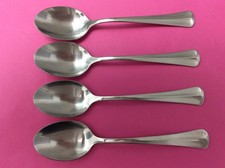 Oneida Oneidaware Stainless Soup Spoon, Ornate Scroll Pattern