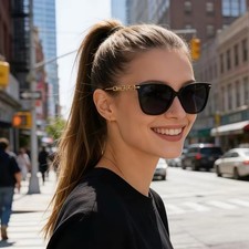 Pair of Sunglasses in Zippered Hard Case