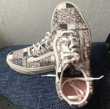 Vans Old Skool Rose Checkerboard Low-Top Sneakers — listing 4