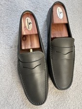 Tod's Gommino Driving Loafers Silver Metallic Leather Size EU 38 — listing 5