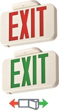 Lithonia Lighting EXRG LED Exit Sign, Red/Green Interchangeable, Dual Voltage, AC Only — listing 2