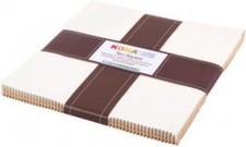 Robert Kaufman Kona Cotton Solids Ten-Square Natural Colorstory (TEN-1278-42), 42 Pieces 10" x 10" Layer Cake — listing 4