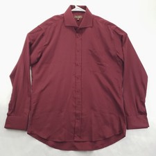 Don Jonathan Men's Contrast-Collar Striped French-Cuff Dress Shirt — listing 3