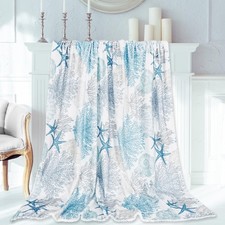 Coastal Coral Reef Print Decorative Throw Pillow — listing 5