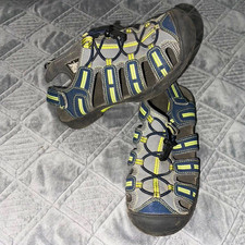 Kids' Closed-Toe Bungee Sport Sandals - Gray/Orange, Size EU 34 — listing 5