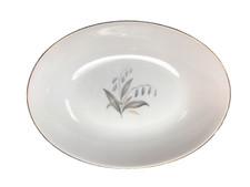 Kaysons Golden Rhapsody Gravy Boat with Attached Underplate, White with Gold Trim and Wheat Motif — listing 4