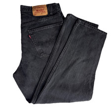 Vintage Levi's 550 Black Denim Jeans, Made in USA, W33 L32 — listing 2