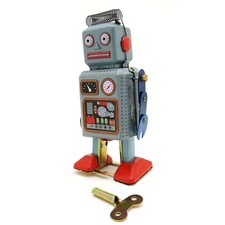 Mechanical Walking Robot-7 Tin Wind-Up Toy with Original Box — listing 5