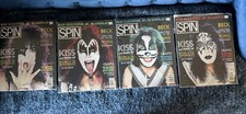 SPIN Magazine 1996 KISS Reunion Complete Set of 4 Collector Covers - Professionally Framed