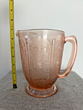 Jeannette Cherry Blossom Pink Depression Glass Cup and Saucer — listing 6