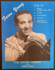 Faron Young Signed Capitol Records 8x10 Promotional Photo, 1950s, Grand Ole Opry Country Music — listing 5