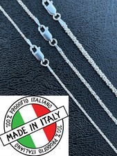 925 Sterling Silver Curb/Figaro Link Chain Necklace with Lobster Clasp — listing 5