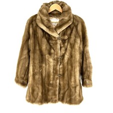 Vintage 1950s-60s Royal Pastel Mink Fur Bolero Jacket by Clearfield Furs, listing 4