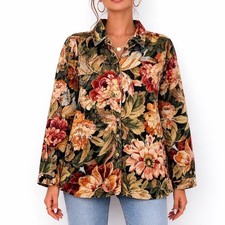 Soft Surroundings Silk Embroidered Tunic Top in Soft Berry Mauve Purple, Size M — listing 6
