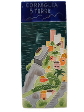 Hand-Painted Ceramic Tile Mural of Tambdi Surla Temple, Goa - Framed 6-Tile Panel — listing 5
