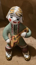Russian Dymkovo-Style Painted Clay Folk Figurine — Elephant with Three Riders — listing 6