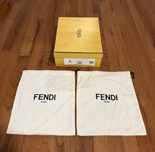 Fendi Yellow Empty Wallet/Accessory Box with FF Logo Tissue Paper — listing 4