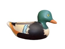 Vintage Ceramic Mallard Duck Figural Planter, Hand-Painted, Likely Made in Japan — listing 4