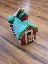Christopher Radko "Mac's Barn" Blown Glass Christmas Ornament — listing 6