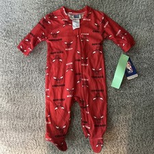 Chicago Bulls Baby Security Blanket with Teddy Bear Plush — listing 3