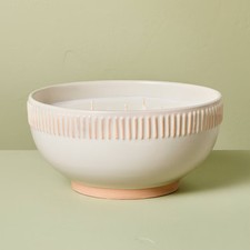 Handpoured Candle in Blue & White Ceramic Bowl — listing 6
