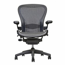 Herman Miller Aeron Task Chair Size B Titanium — listing 2