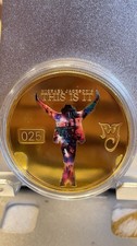Michael Jackson Commemorative Gold-Plated Novelty Coin/Medallion in Capsule — listing 2