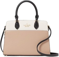 Black Pebbled Leather Satchel Handbag with Rolled Handles and Silver-Tone Feet — listing 6