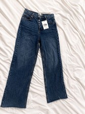 Princess Polly Ally Pastel Tie-Dye Graphic Print Wide-Leg Jeans, US Size 4 — listing 3