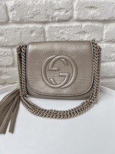 Gucci Soho Disco Bag in Pink Microguccissima Leather with Bamboo Tassel — listing 6