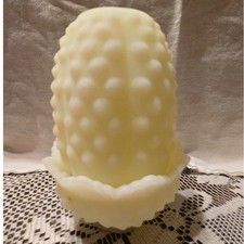 Fenton Hand-Painted Scenic Fairy Lamp with Trees, Two-Piece Dome & Base