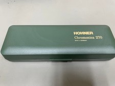 Vintage Hohner "The Chromonica" Chromatic Harmonica in Key of C with Original Box — listing 5