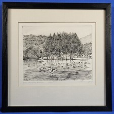 "Birds of a Feather II" Signed & Numbered Limited Edition Etching, 184/250 — listing 5