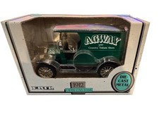 ERTL 1912 Ford Model T Open Cab Agway Die-Cast Coin Bank, 1/25 Scale