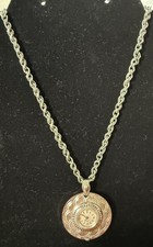 Caravelle Vintage Pendant Watch with Sunburst Textured Gold-Tone Case — listing 4