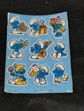 Vintage 1983 Peyo "I Hate Smoking!" Smurf Sticker (Grouchy Smurf), approx. 2 inch — listing 3