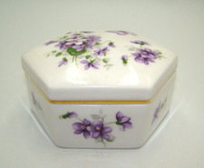 Aynsley Wild Violets Bone China Urn Vase with Gold Trim — listing 5