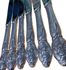 Pair of Vintage Ornate Floral-Pattern Serving/Tablespoons