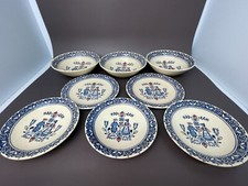 Johnson Bros Hearts & Flowers Old Granite Ironstone Bowls Set of 6 — listing 6