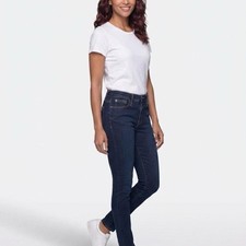 Hudson Jeans Nico Midrise Straight Jeans, Dark Wash, Size 32, listing 6
