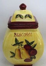 Hand-Painted Mediterranean Ceramic Vase with Yellow Ground and Green Grape Leaf & Floral Motif — listing 2