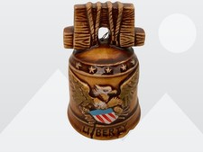 Liberty Bell Christmas Hand Painted Ceramic Illuminated Schoolhouse — listing 5